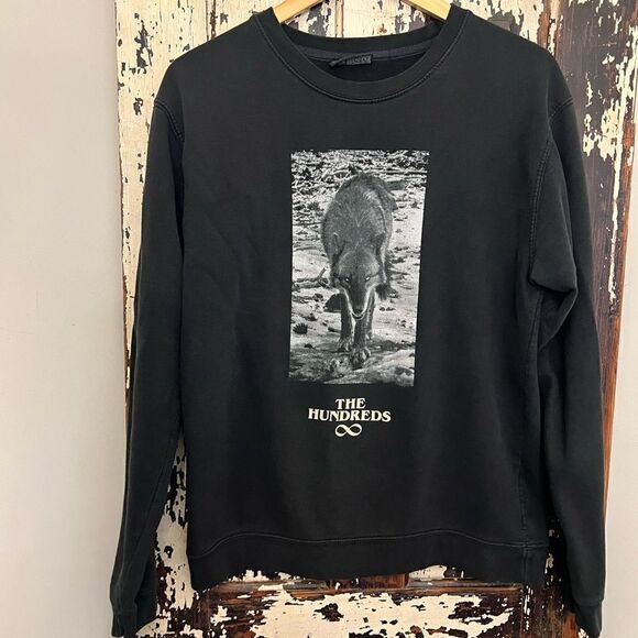 Men’s The Hundreds Wolf sweatshirt. Streetwear. Bobby Hundreds. Size Medium. - Picture 1 of 11